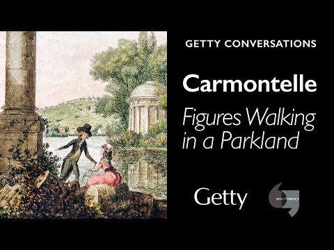 Smarthistory  Louis Carrogis de Carmontelle, Figures Walking in a Parkland Getty Conversations [Video]