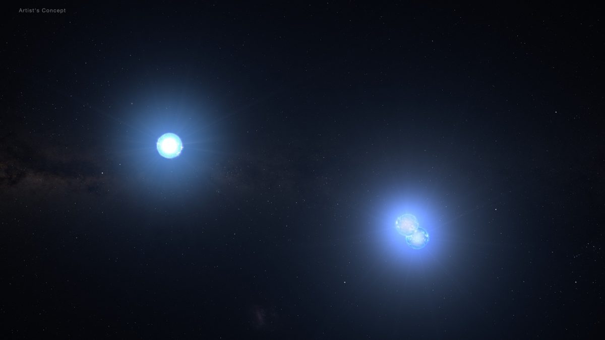 Imagine 3 stars orbiting each other every 4 weeks. It’s real. [Video]