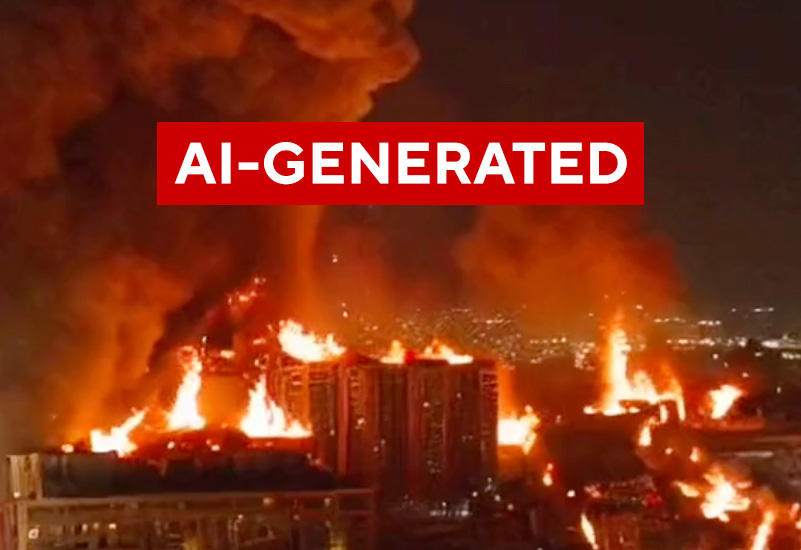 AI-generated video purportedly showing fiery Beirut skyline goes viral