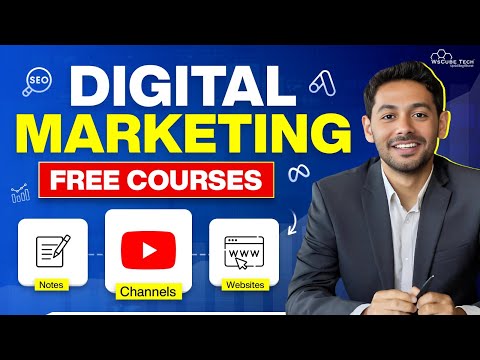 Learn Digital Marketing For FREE [Free Courses & Tools, Notes] | Digital Marketing Courses 2024-25 [Video]