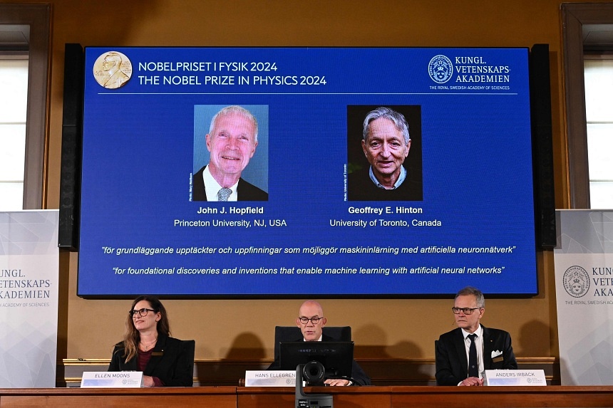 2 scientists win Nobel Prize in physics for work on machine learning, AI [Video]