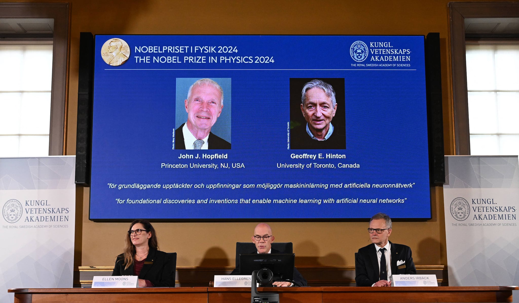 Video: Machine learning pioneers Hinton and Hopfield win Nobel physics prize [Video]