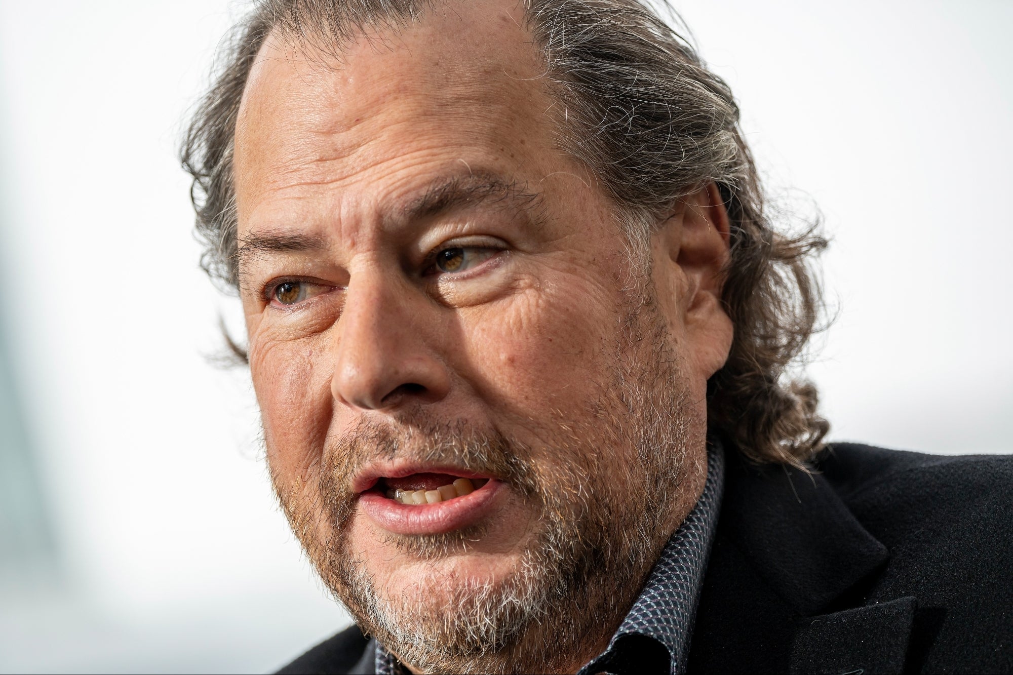 Salesforce CEO Benioff: Salesforce Can Beat Microsoft at AI [Video]