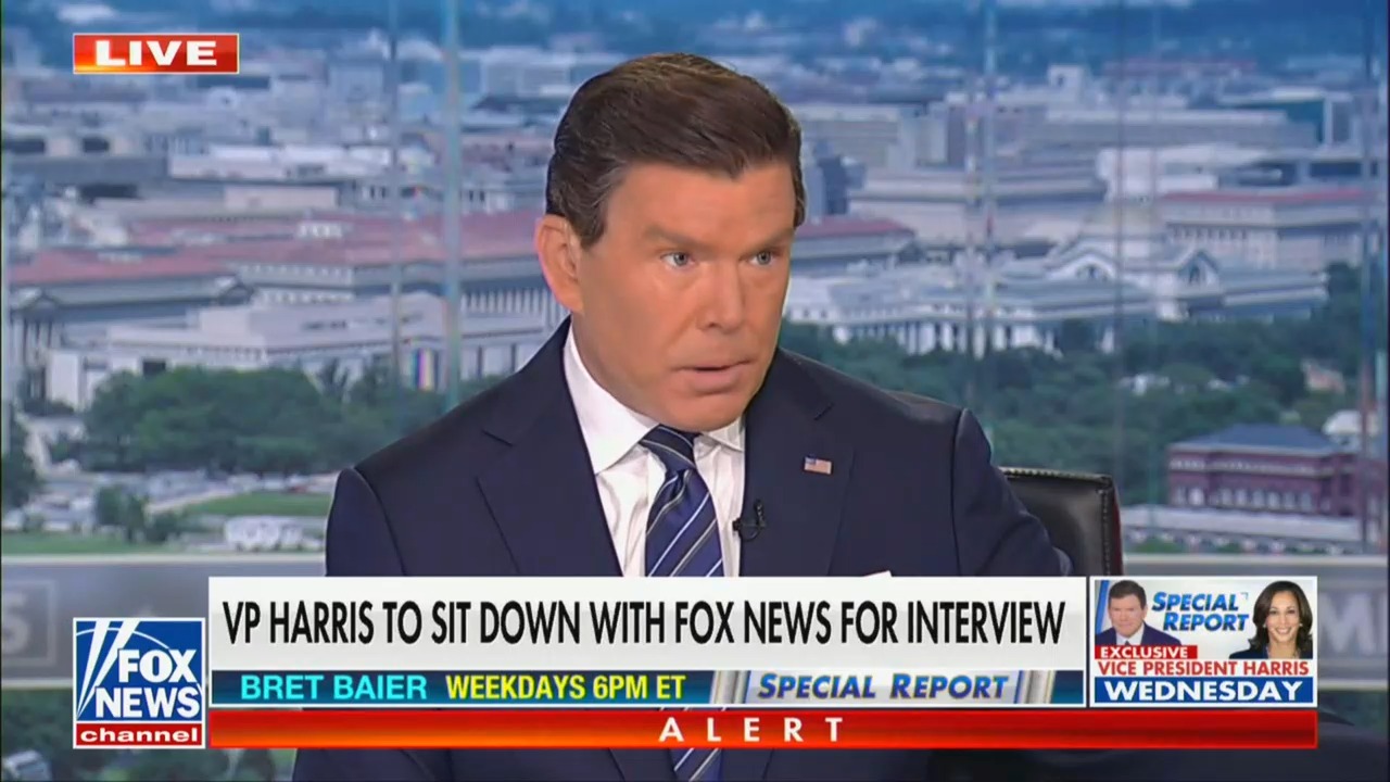 Bret Baier Previews Interview With Kamala Harris on Fox News [Video]