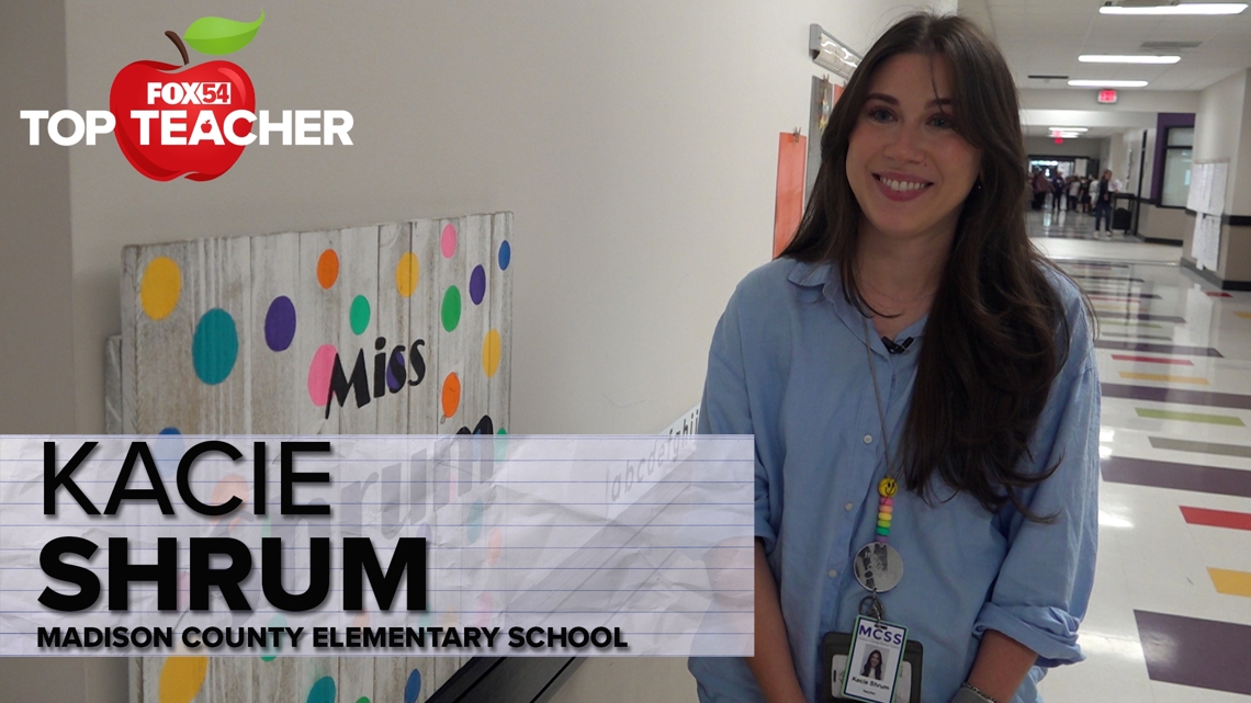 Kacie Shrum is surprised as a FOX54 Top Teacher from Madison County Elementary School [Video]