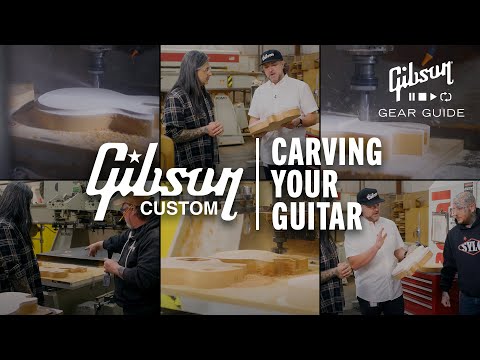 Watch Us Carving Your Les Paul – Building a Gibson Custom Shop Guitar [Video]