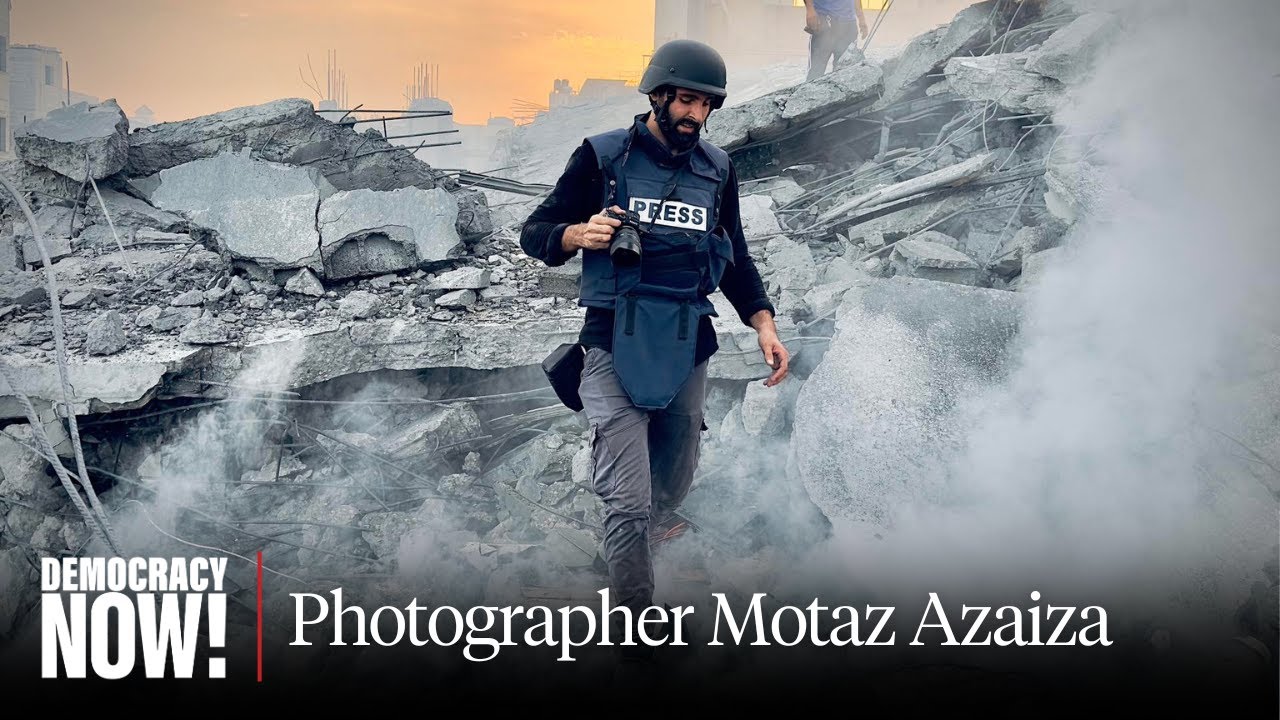 On photographing war and making ‘art from the pain’ – Motaz Azaiza, acclaimed journalist from Gaza [Video]