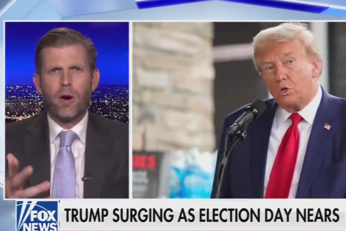 Eric Trump says his dad was locked in for rambling Bloomberg interview. The internet disagrees [Video]