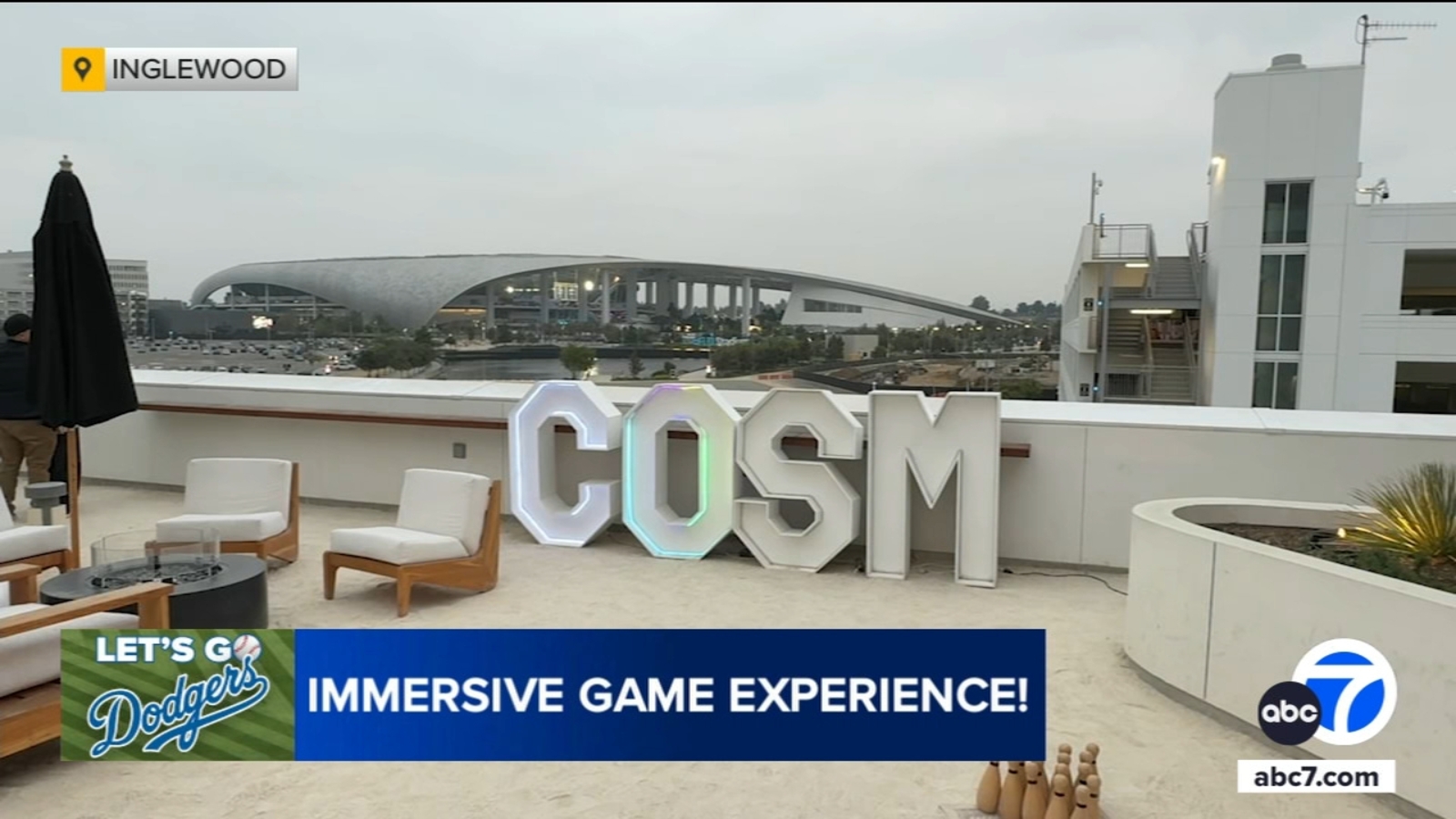 COSM venue in Inglewood brings immersive NLCS experience to Dodger fans [Video]