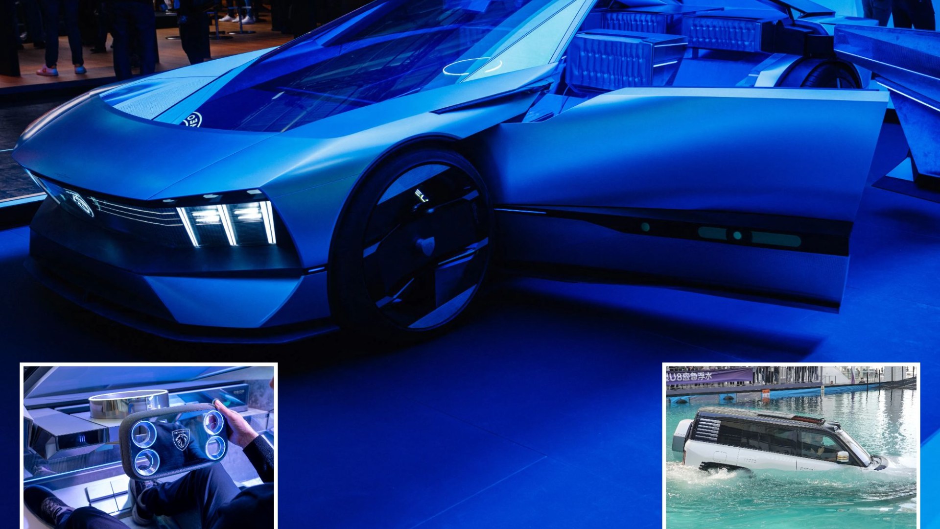 Worlds WEIRDEST cars unveiled – from EV that can SWIM, motor with square steering wheel & AI EV named after Brit icon [Video]