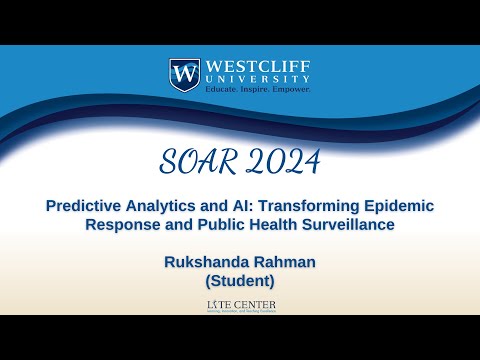 Predictive Analytics and AI Transforming Epidemic Response and Public Health Surveillance [Video]