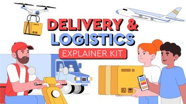 Delivery and Logistics Explainer Kit (Widescreen) [Video]