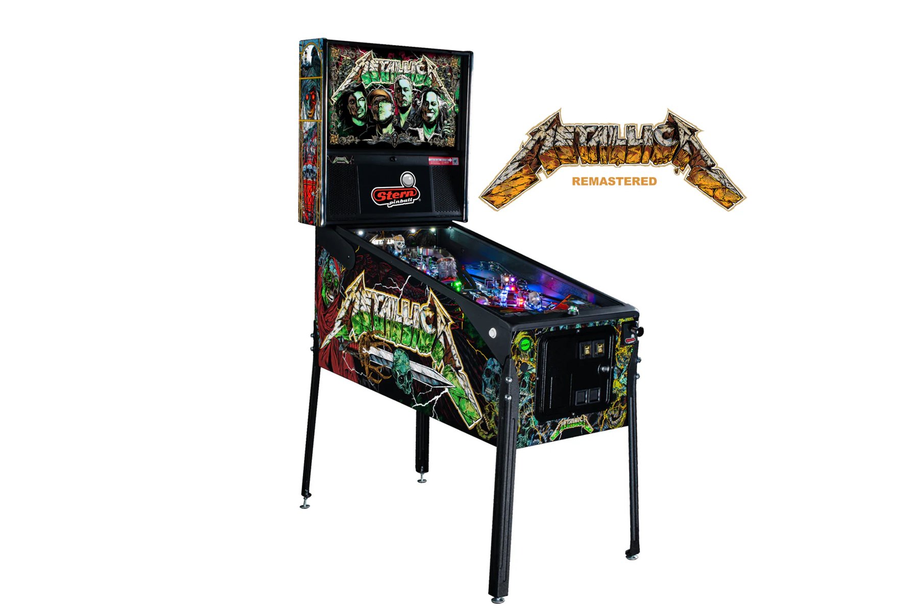 METALLICA Continues Their Remasters, But With A Pinball Machine [Video]