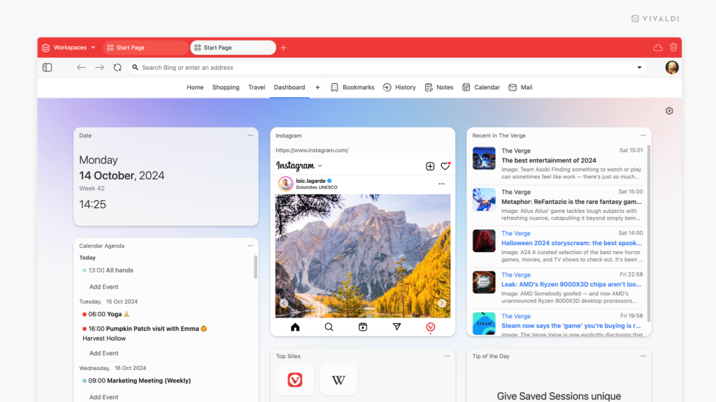 Vivaldi 7’s new Dashboard makes your browser more personal, sans AI [Video]