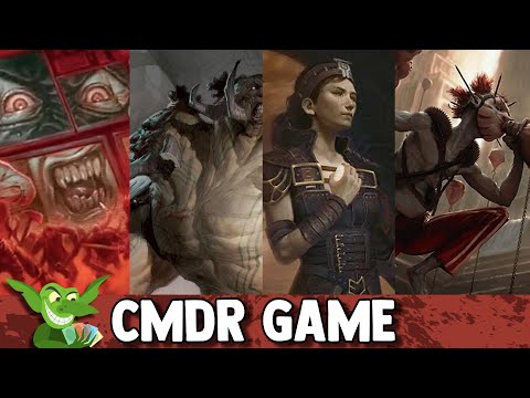 MTG Muddstah - The Lord of Pain vs Ruric Thar vs Xantcha vs The Jolly Balloon Man EDH / CMDR game play [Video]