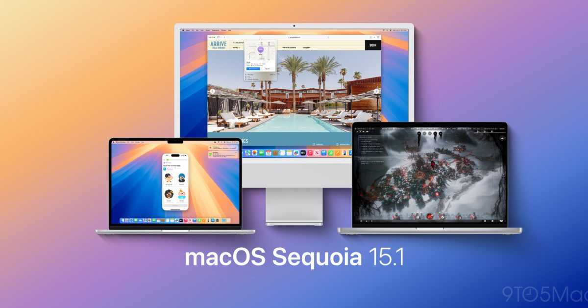 macOS Sequoia 15.1 RC version now available, launching next week [U] [Video]