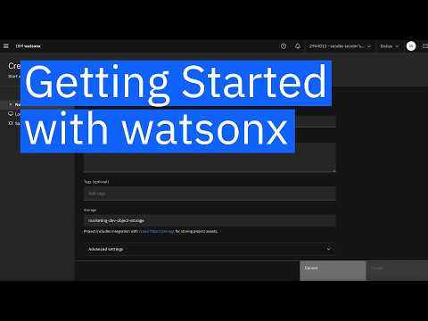 Getting Started with watsonx and Watson Machine Learning [Video]