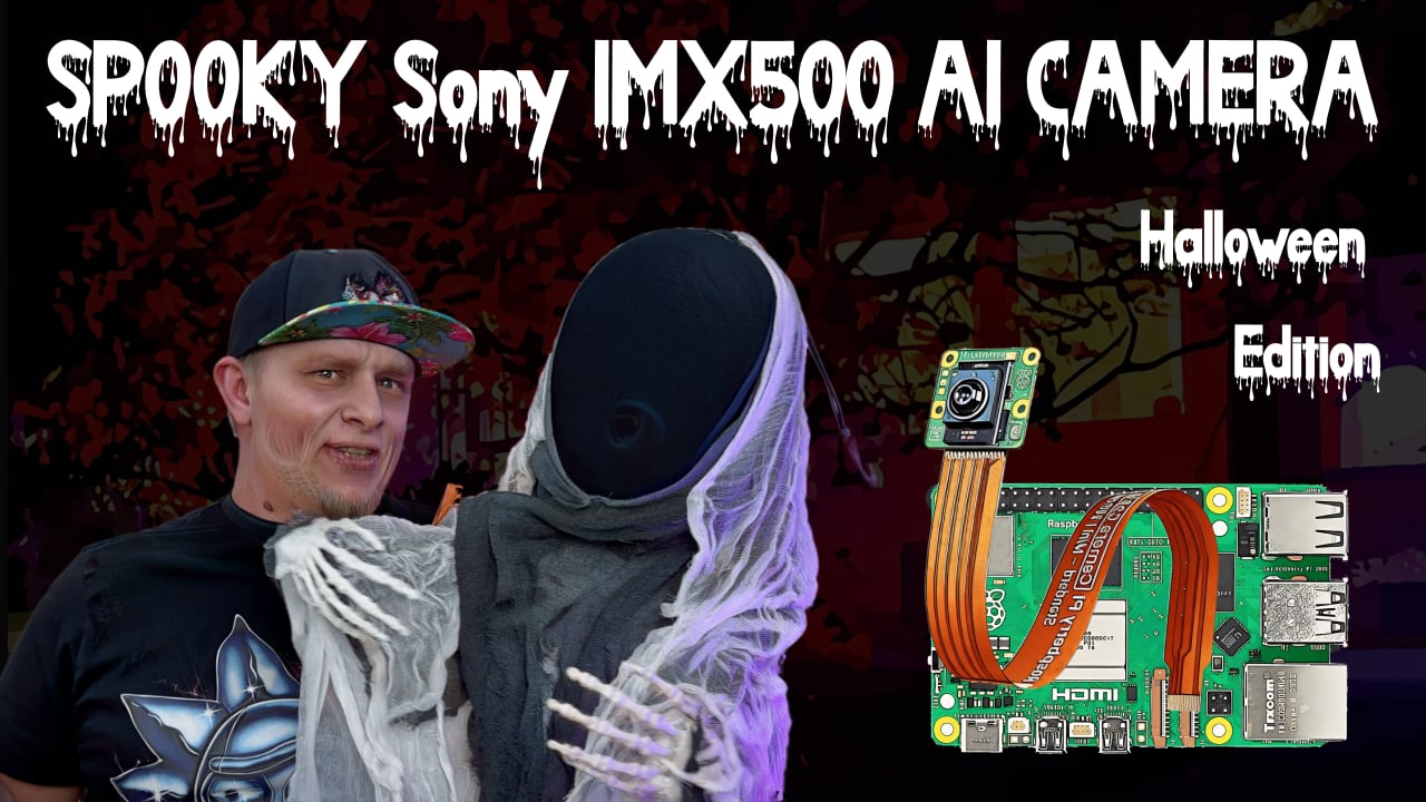 Raspberry Pi Ai Camera SONY IMX500. Halloween Setup! #piday #raspberrypi #ElectronicHalloween  Adafruit Industries  Makers, hackers, artists, designers and engineers! [Video]