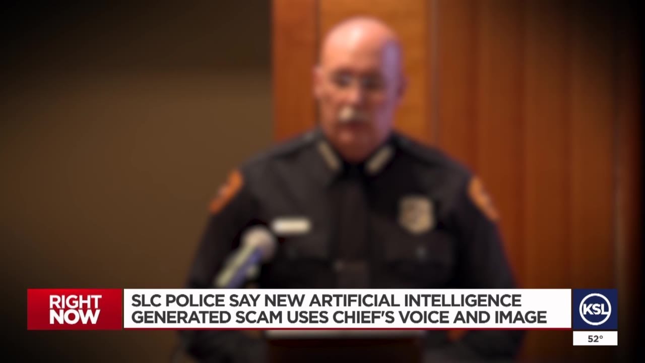 Video: New AI-generated scam uses Salt Lake City chief’s voice, image [Video]