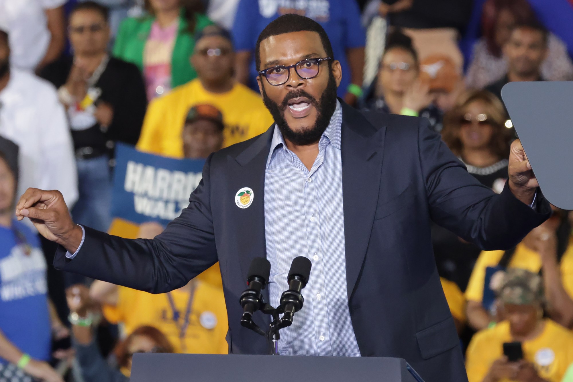 Tyler Perry Blasts Trump in Passionate Speech At Atlanta Rally [Video]