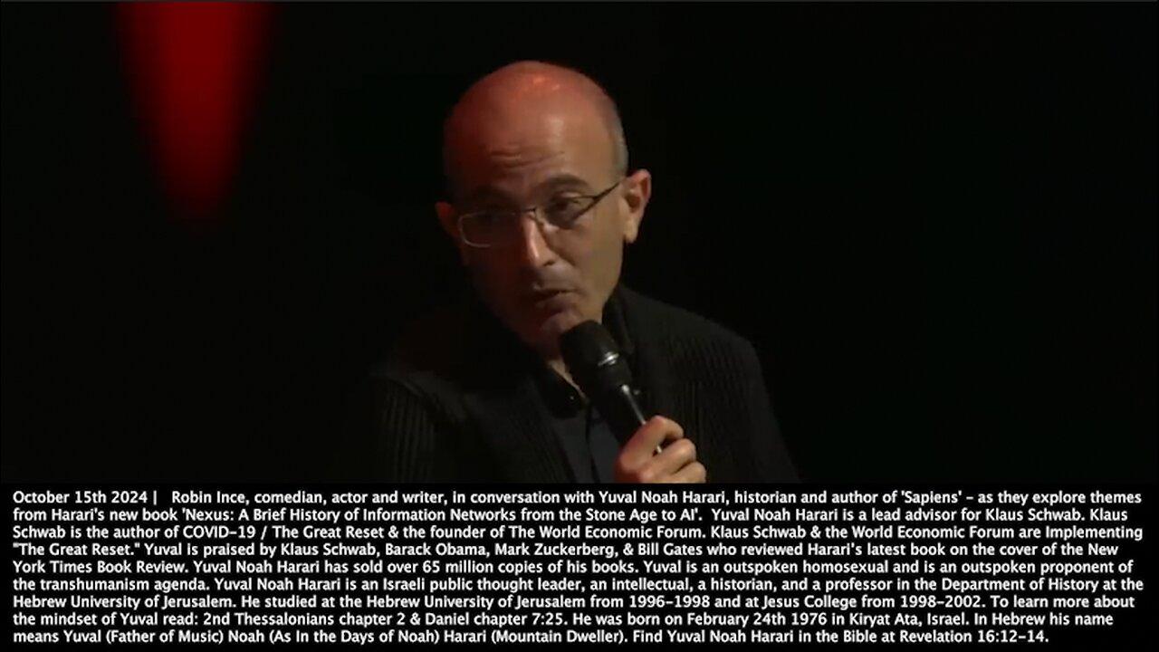 Yuval Noah Harari | “Will Artificial [Video]