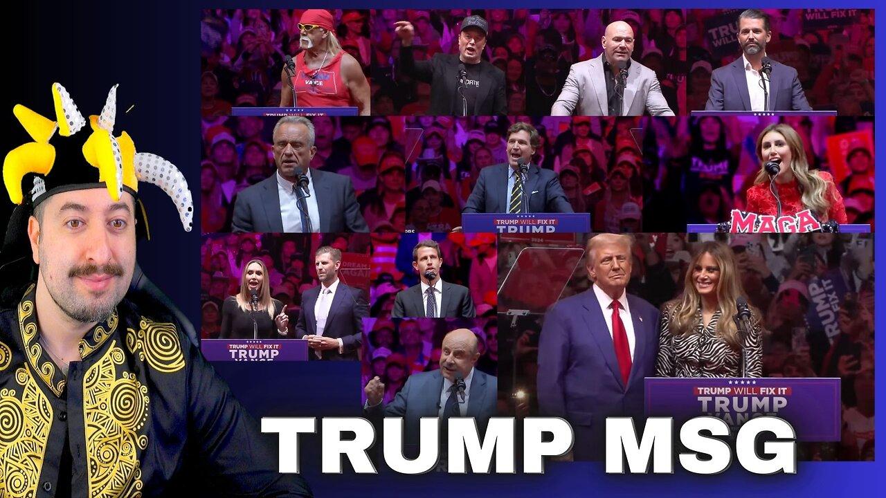 Trump Rally Madison Square Garden / Dana White / [Video]