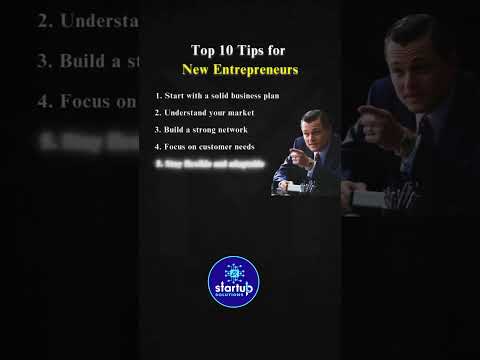 Ready to kickstart your entrepreneurial journey? Here are 10 essential tips for new entrepreneurs! [Video]