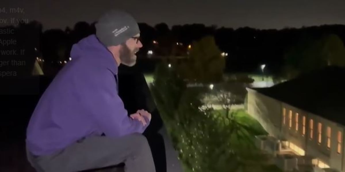 Principal celebrates student fundraising success by sleeping on roof of Queen of Peace Catholic School [Video]