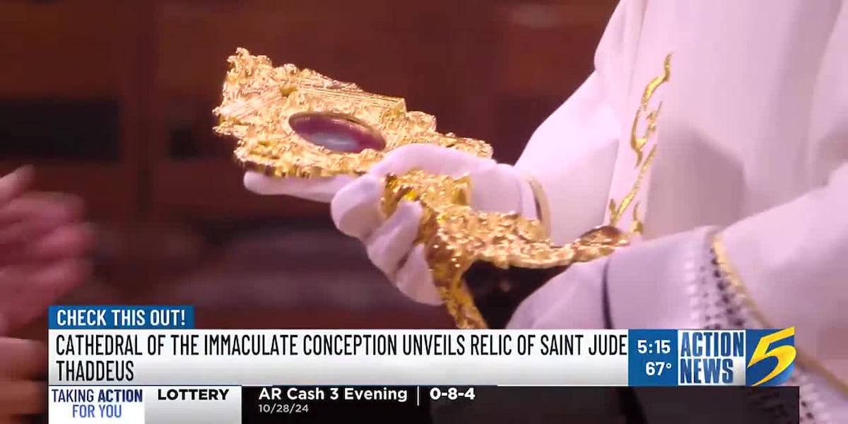 Cathedral of the immaculate conception unveils relic of Saint Jude Thaddeus [Video]