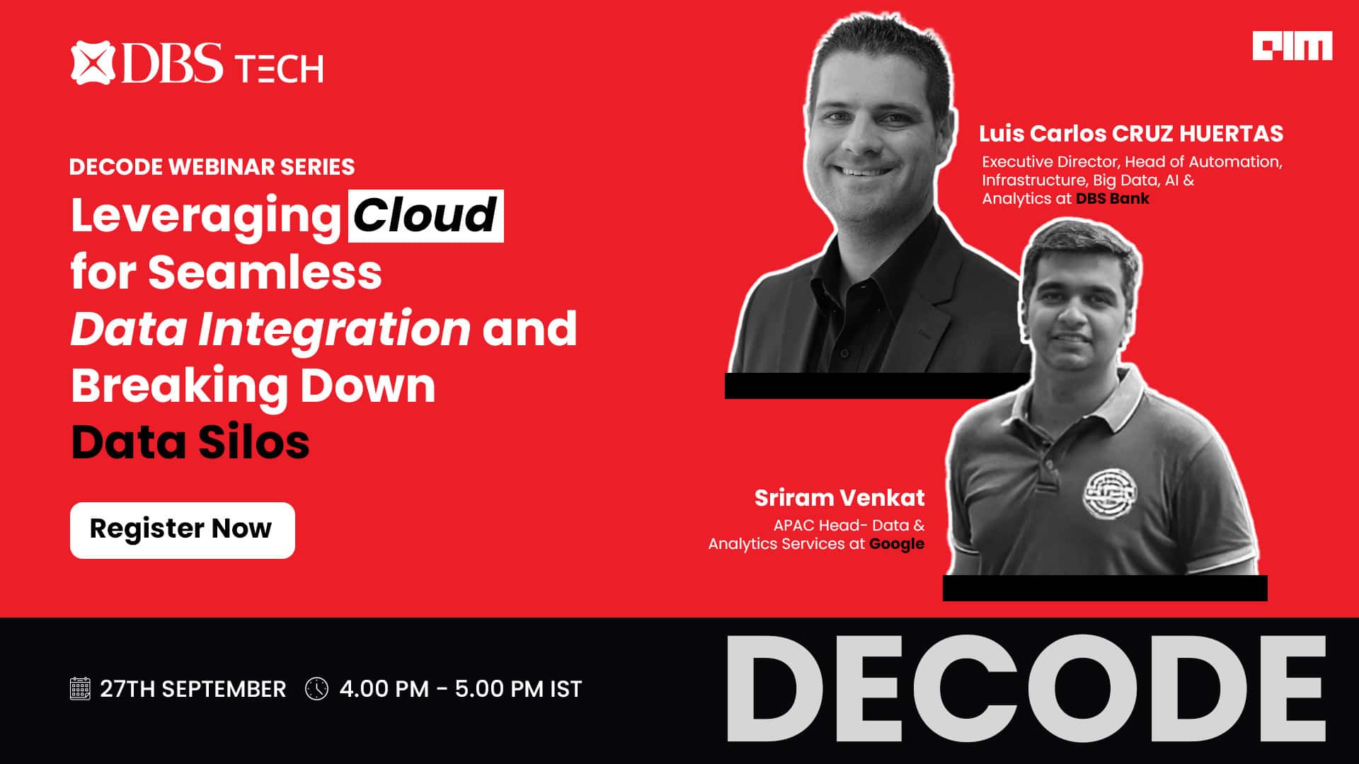 The DECODE Webinar: Leveraging Cloud to Break Data Silos for Seamless Integration [Video]