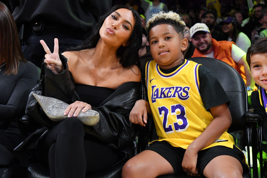 Kim Kardashian’s Son, Saint West, Posts Anti-Kamala Content [Video]