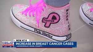 An uptick in breast cancer cases among young people prompts Jacksonville woman to share her story [Video]