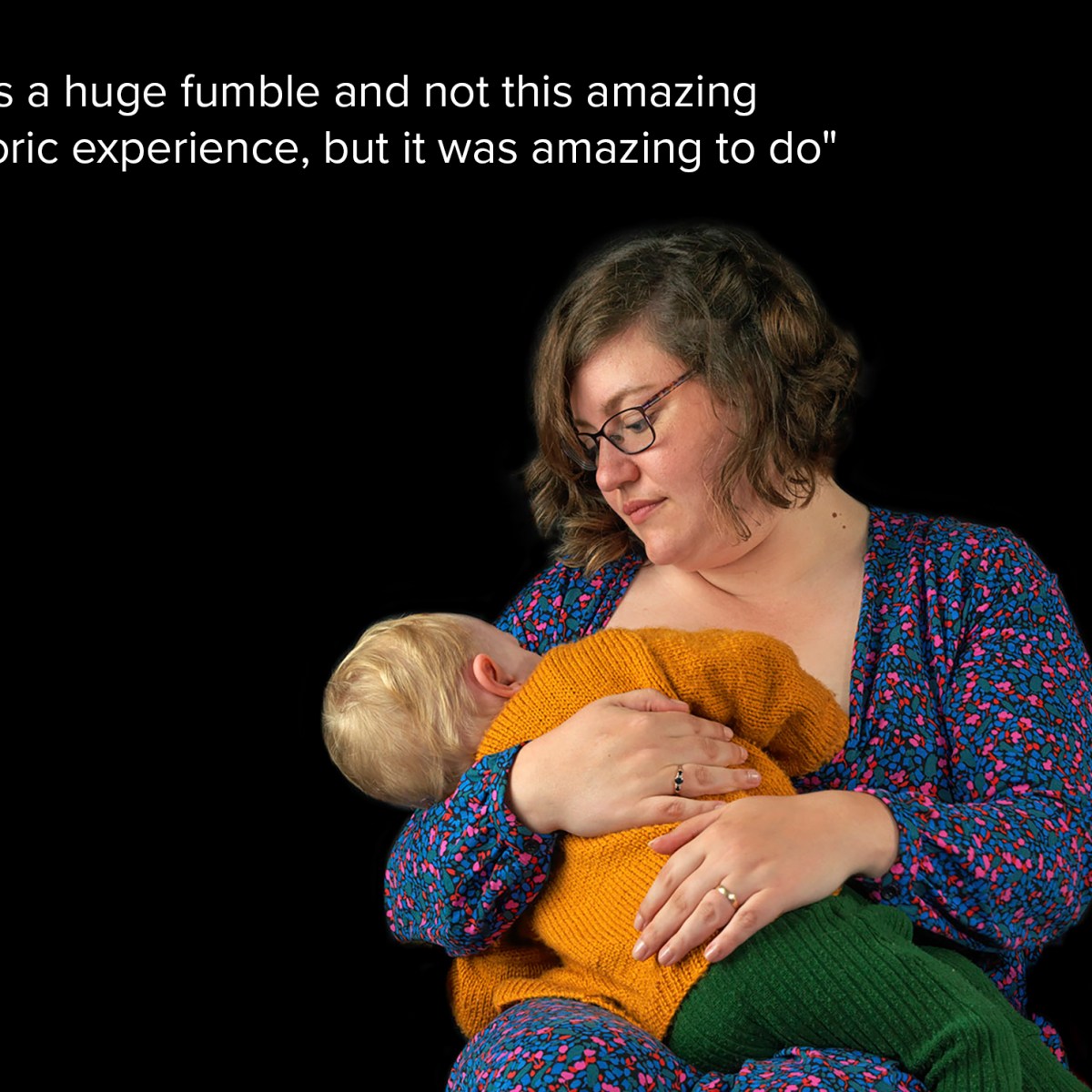 Holding TimeOvercoming the Cultural Barriers to BreastfeedingIt was a huge fumble and not this amazing euphoric experience, but it was amazing to do [Video]