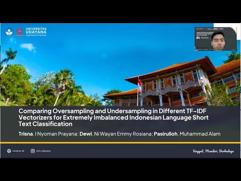 Oversampling & Undersampling in TF-IDF for Extremely Imbalanced Indonesian Text Classification [Video]