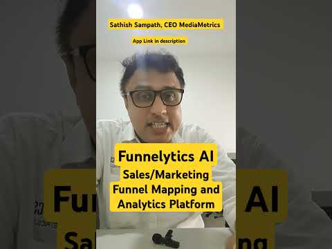 Day 22/365- Daily AI Dosage – Visualize &Optimize Your Funnels with Funnelytics.io – Sathish Sampath [Video]