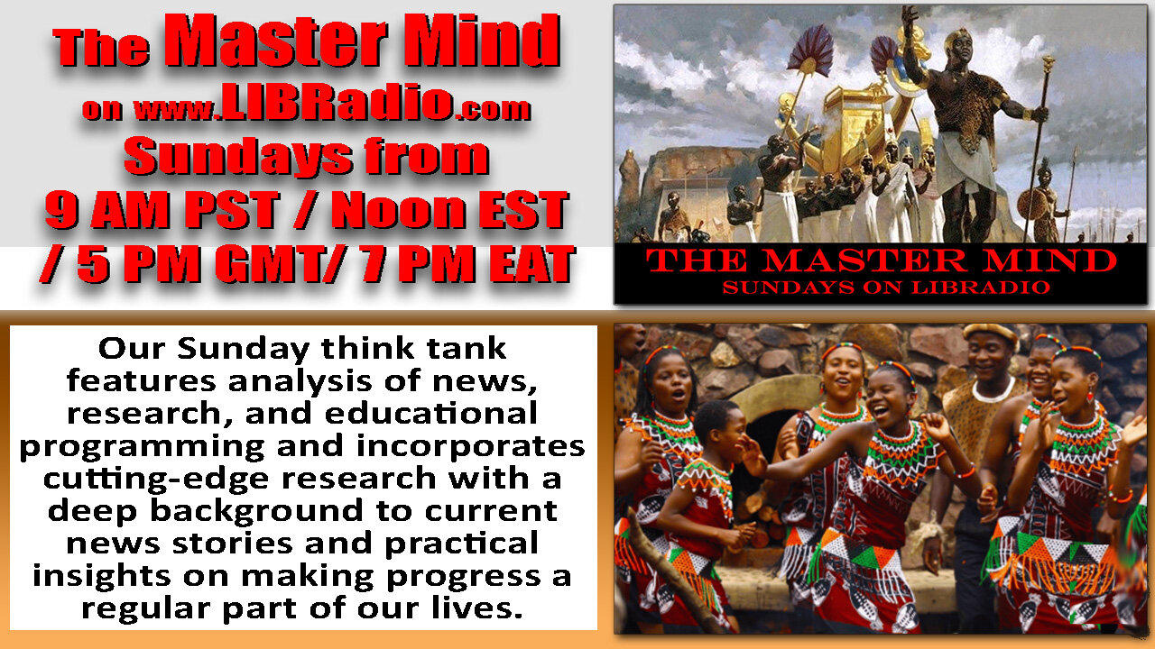 The Master Mind Sunday Nov 3 on LIBRadio [Video]