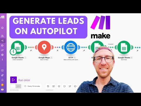 How To Automate Your Lead Generation Using MAKE.COM (Full Tutorial) [Video]