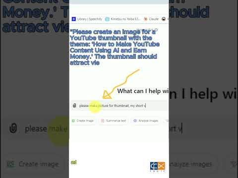 AI for Everyone: How to Create YouTube Content & Earn Money Part 1: How to Ask GPT to Make Pictures [Video]