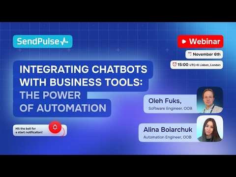 Integrating Chatbots with Business Tools: The Power of Automation | Free Webinar [Video]