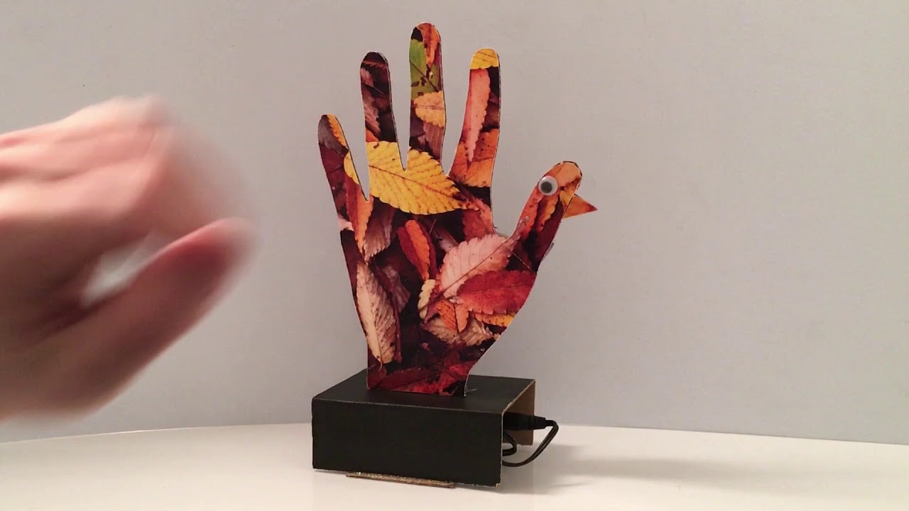 Thanksgiving Robotic Turkey Hand with Circuit Playground Express and Crickit  Adafruit Industries  Makers, hackers, artists, designers and engineers! [Video]