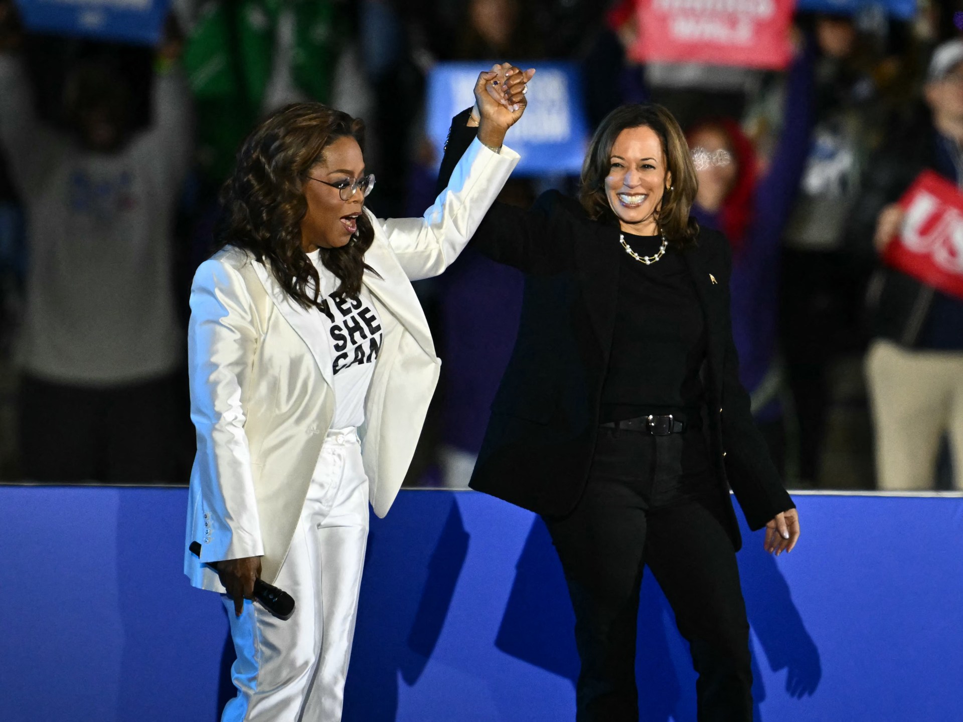 Harris appears in Pennsylvania with Oprah Winfrey in final push for votes | US Election 2024 News [Video]