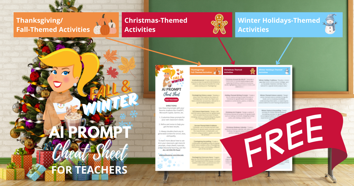 Instant Holiday Classroom Activities: FREE Download! [Video]