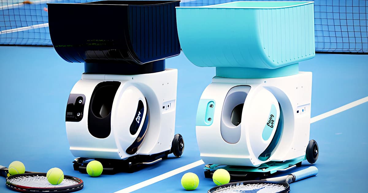 This robotic tennis partner lets you simulate actual matches on the court [Video]