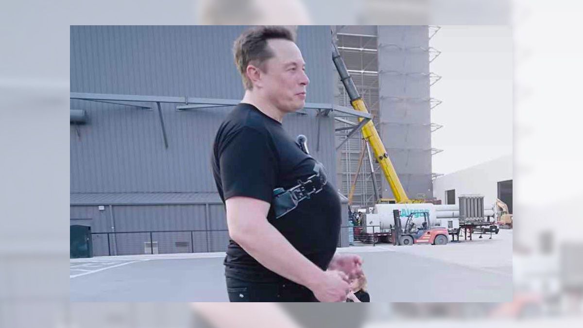 Photo of Elon Musk Altered to Increase His Chest and Stomach Size [Video]