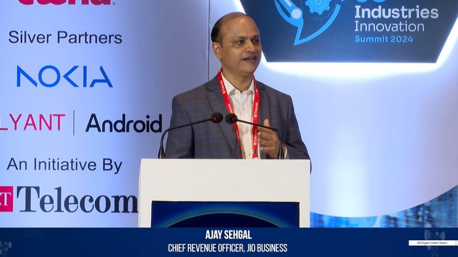 Keynote Address: Jio Business’ Ajay Sehgal on 5G Unlocking AI powered Industry Solutions [Video]