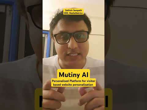 Day 35/365 – Daily AI Dosage – Personalize Your Website with Mutiny AI – Sathish Sampath -BTSS Media [Video]