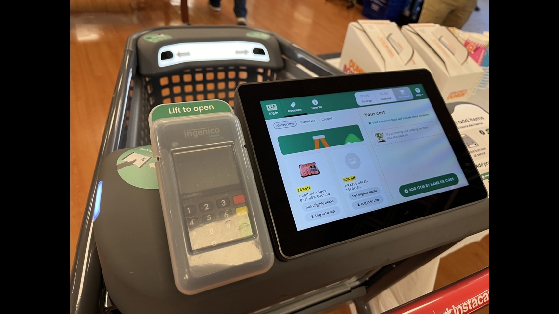 You can shop with A.I. powered carts at Geisslers [Video]