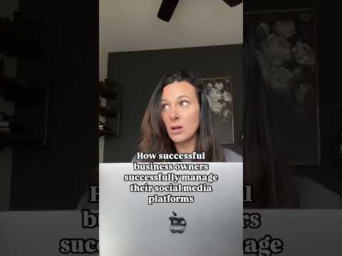 How Successful Business Owners Successfully Manage Their Social Media Platforms. They Don’t… [Video]