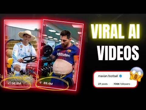 How to Create Trending Ronaldo and Messi AI Videos with Free AI Tools |🔥Maxian Football Video Edit