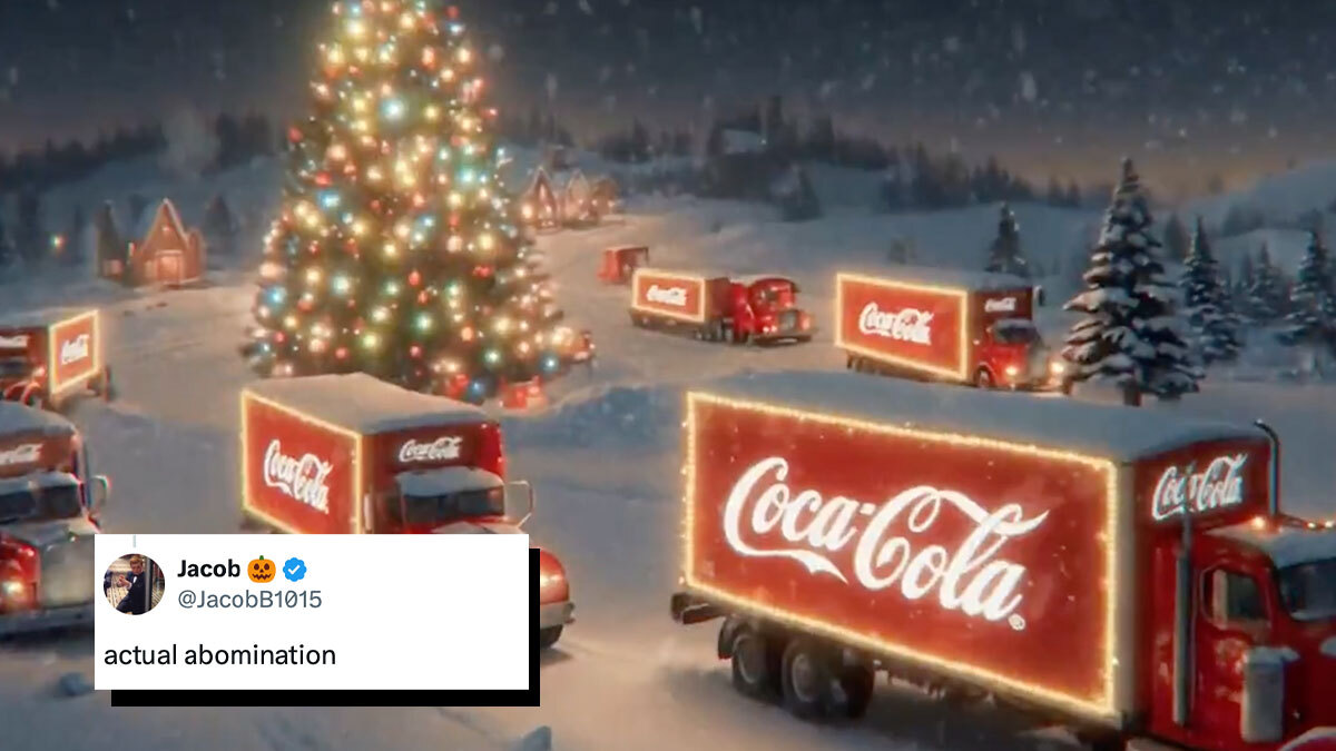 Coca-Cola Reimagined Its Iconic 1995 Christmas Ad With AI And The Internet Is Outraged: Actual Abomination [Video]